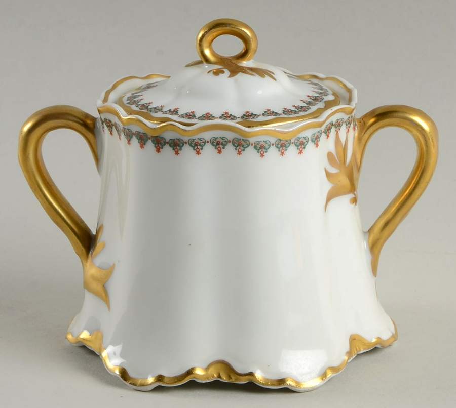 Schleiger 520 Sugar Bowl & Lid by Haviland-1