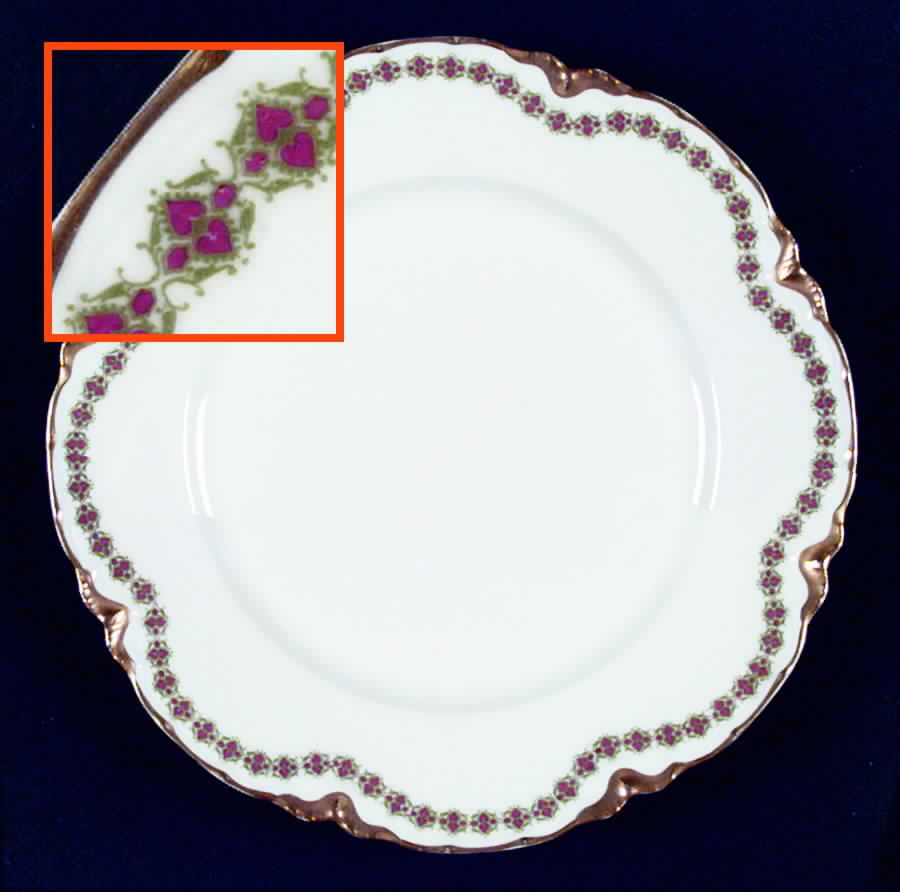 Schleiger 521 Dinner Plate by Haviland-1