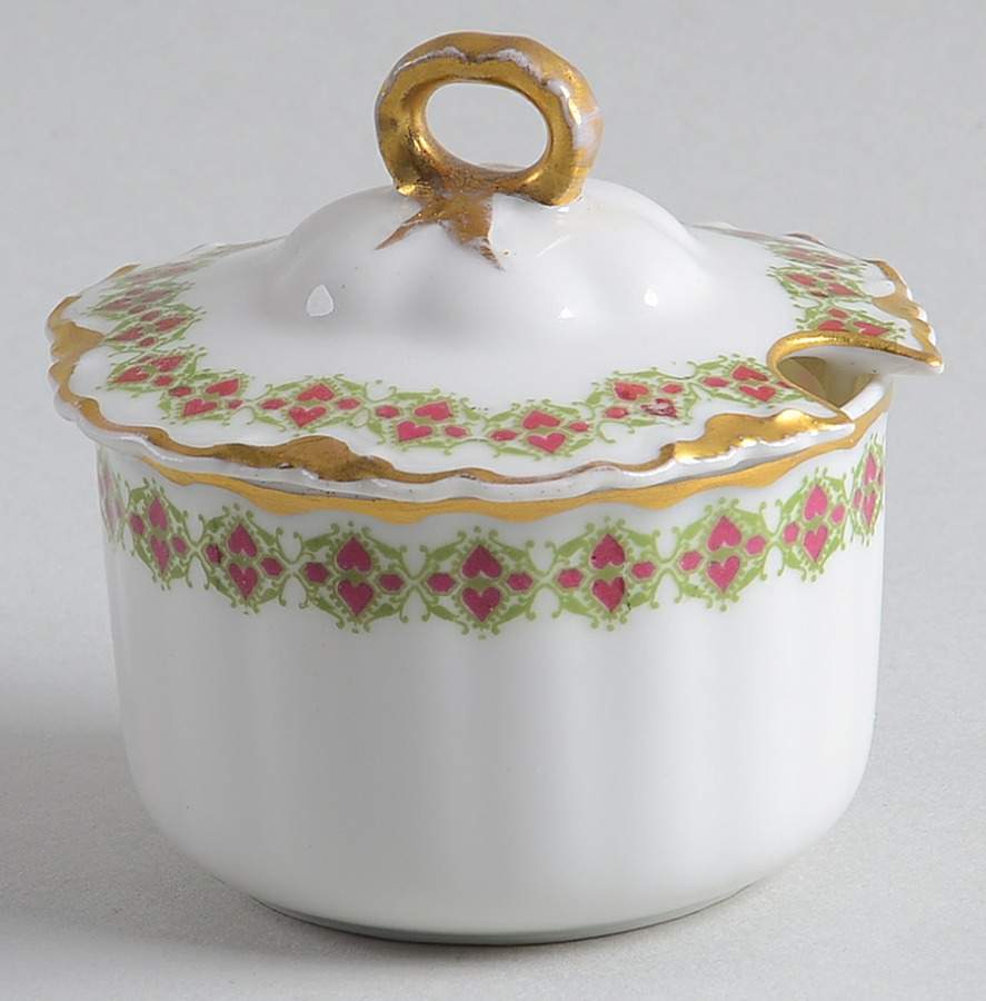 Schleiger 521 Mustard Jar & Lid by Haviland-1