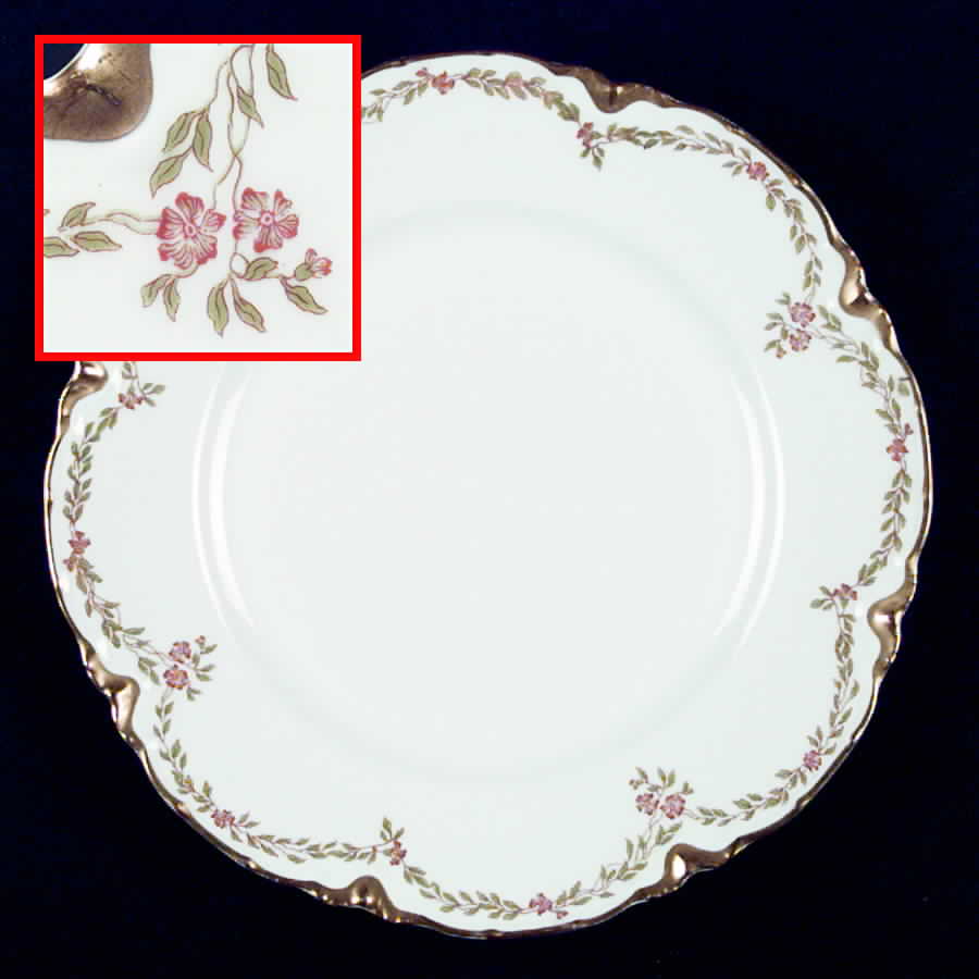 Schleiger 523 Dinner Plate by Haviland-1