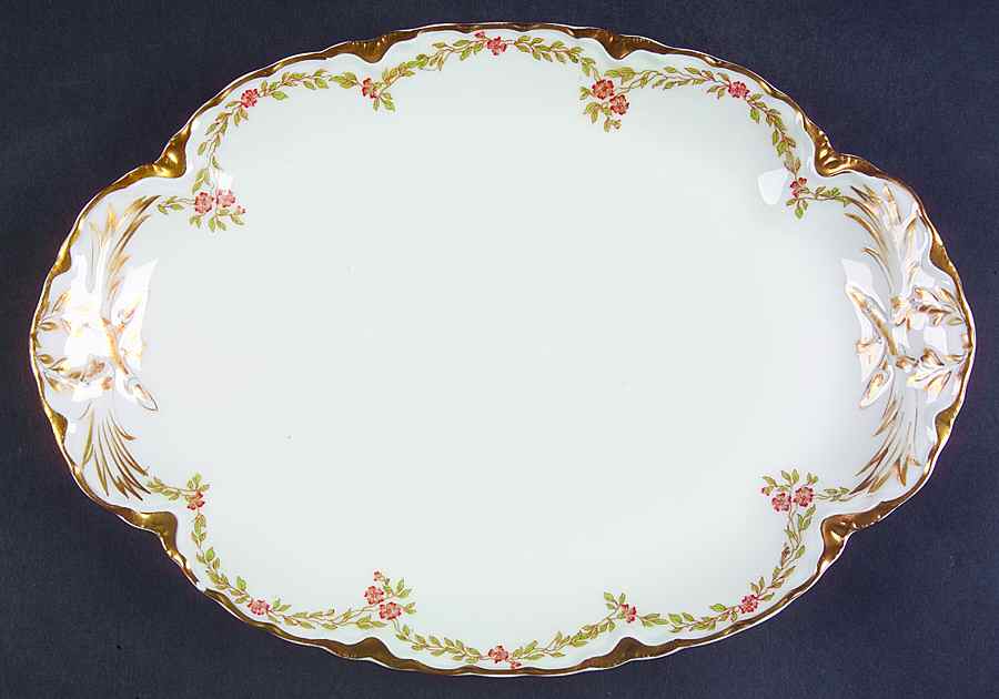 Schleiger 523 11" Oval Serving Platter by Haviland-1