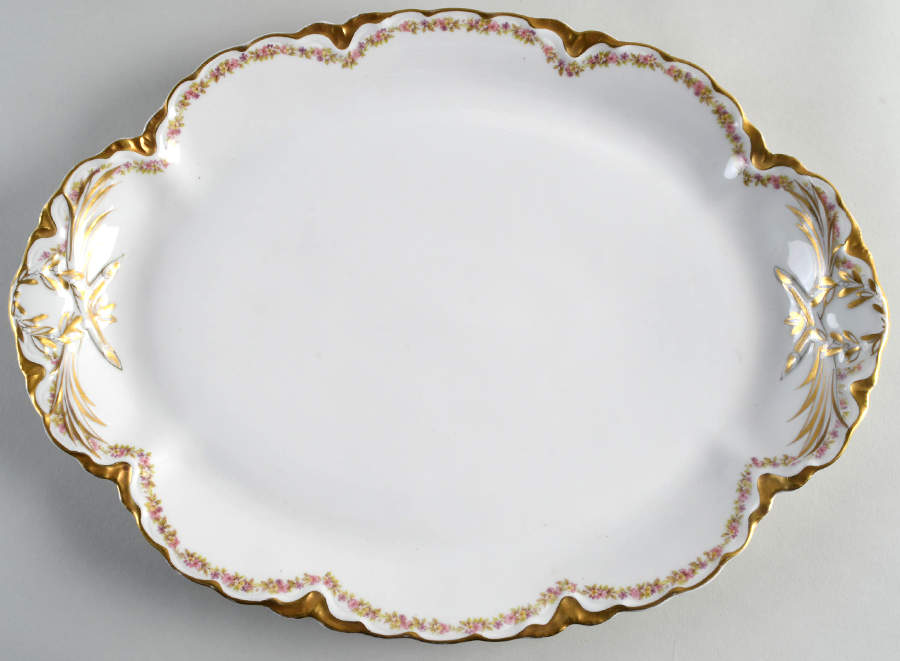 Schleiger 524 16" Oval Serving Platter by Haviland-1