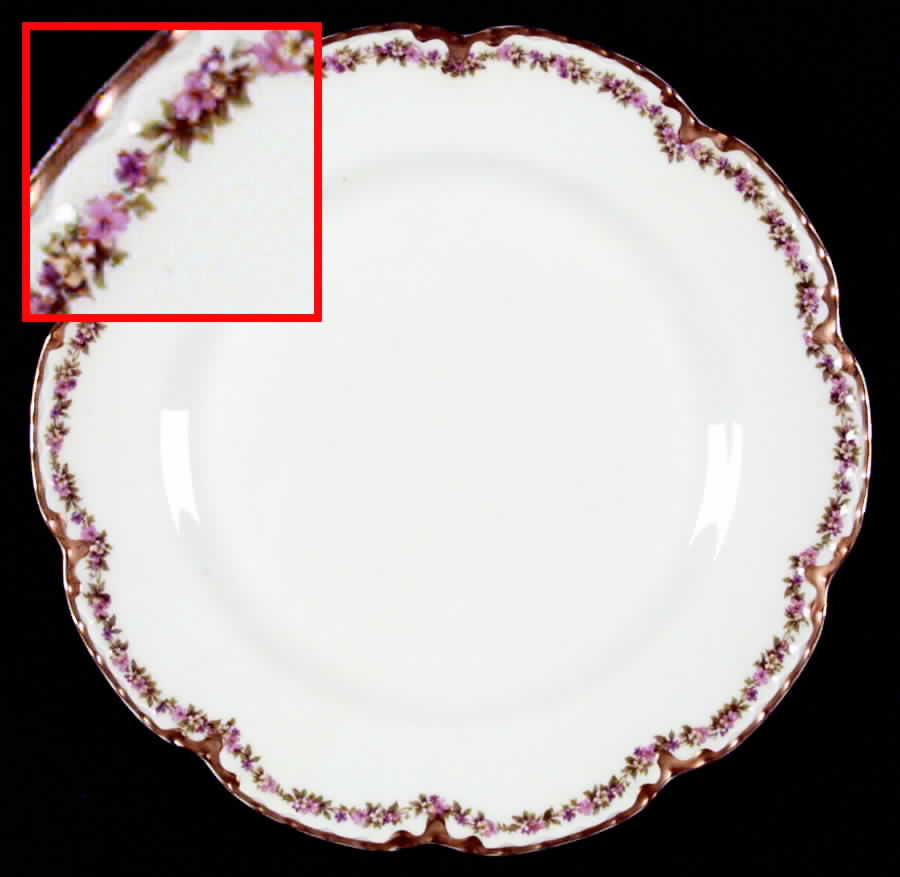 Schleiger 524 Dinner Plate by Haviland-1