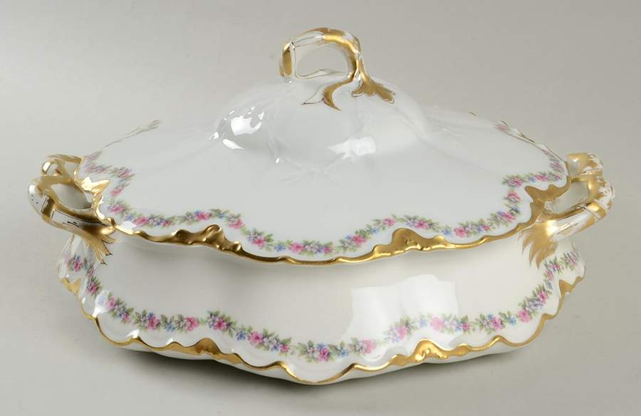 Schleiger 524E Round Covered Vegetable by Haviland-1
