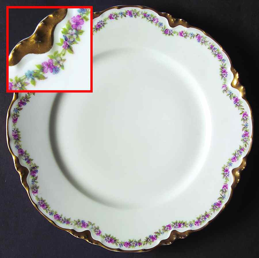 Schleiger 524E Luncheon Plate by Haviland-1