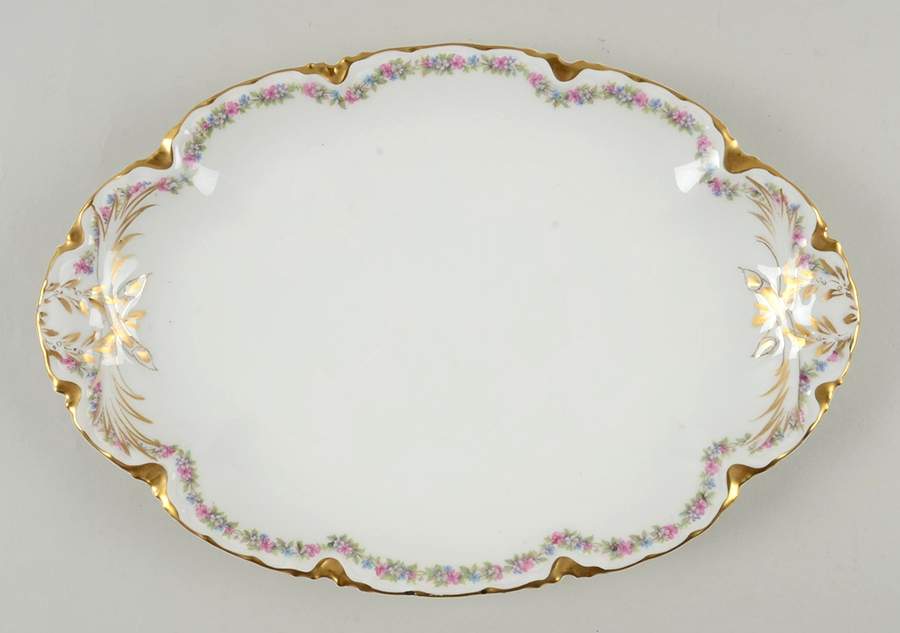 Schleiger 524E 11" Oval Serving Platter by Haviland-1