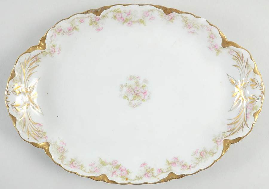 Schleiger 525 11" Oval Serving Platter by Haviland-1