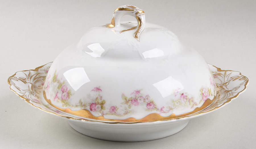 Schleiger 525 Round Covered Butter by Haviland-1