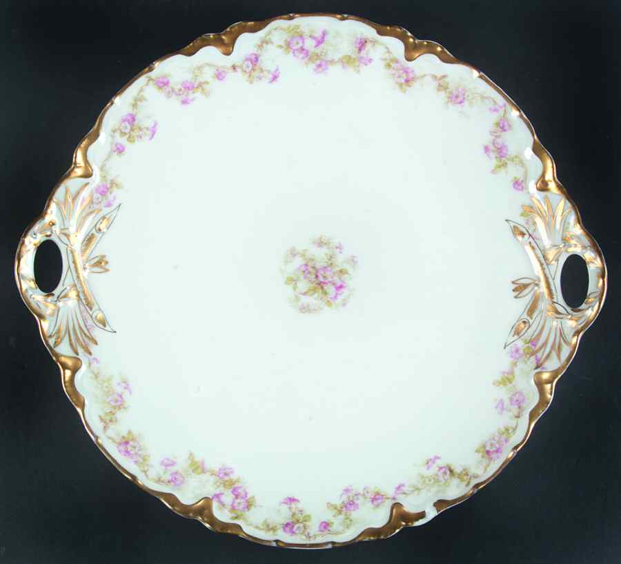 Schleiger 525 Handled Cake Plate by Haviland-1
