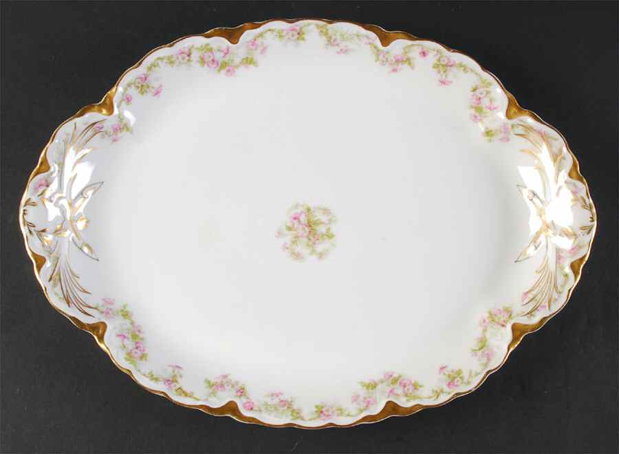 Schleiger 525 13" Oval Serving Platter by Haviland-1