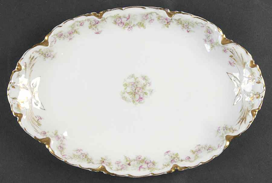 Schleiger 525 11" Oval Serving Platter by Haviland-1