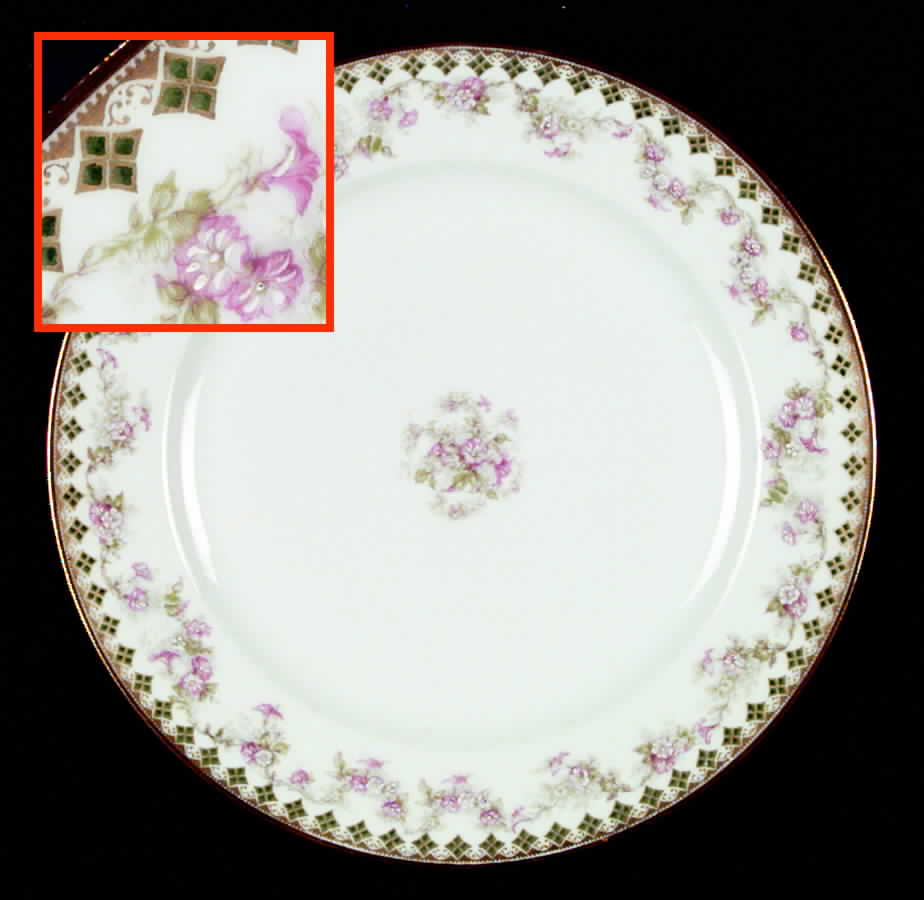Schleiger 525B Dinner Plate by Haviland-1