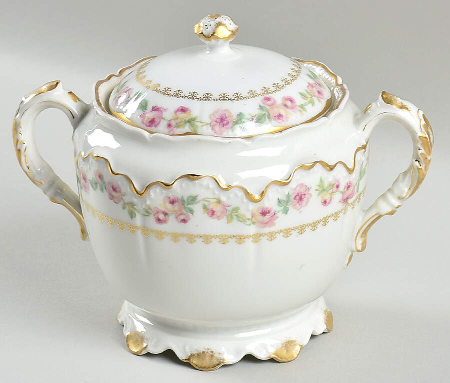 Schleiger 526 Sugar Bowl & Lid by Haviland-1