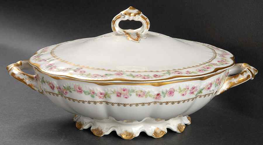 Schleiger 526 Round Covered Vegetable by Haviland-1