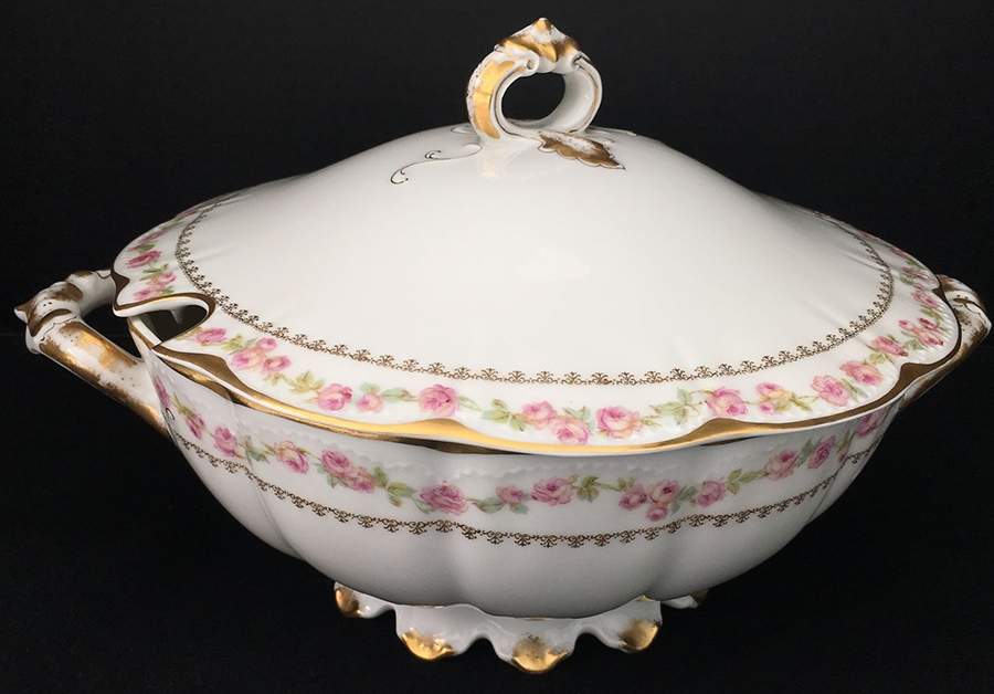 Schleiger 526 Tureen &  Lid by Haviland-1