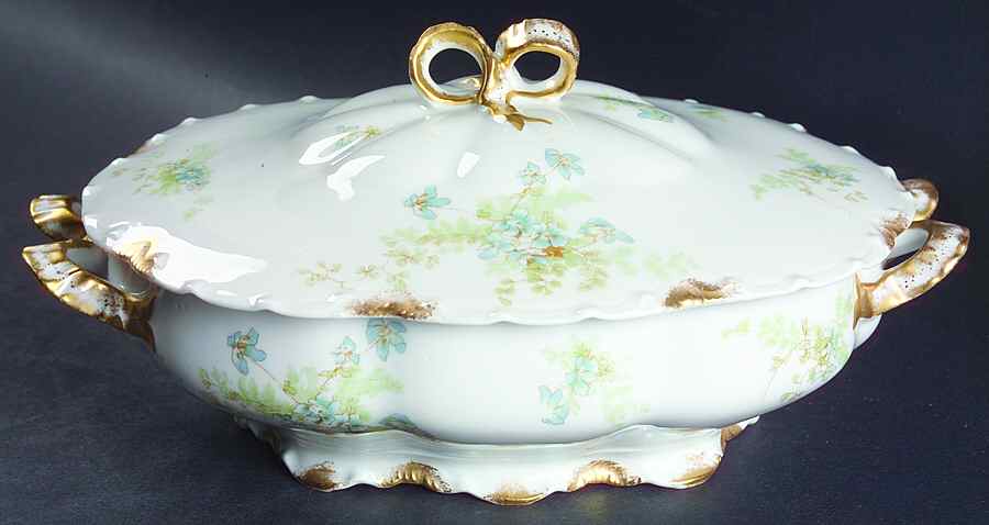 Schleiger 52b Oval Covered Vegetable by Haviland-1