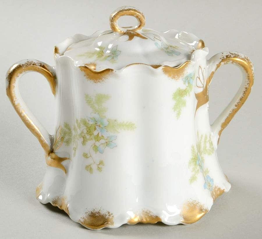 Schleiger 52b Mini Sugar Bowl & Lid by Haviland-1