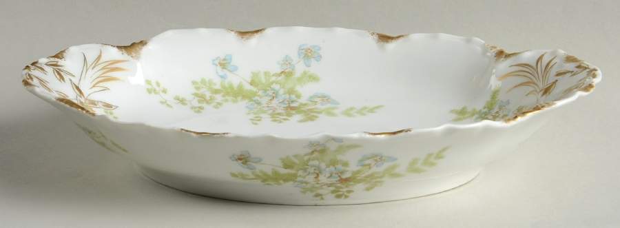 Schleiger 52b 11" Shallow Oval Vegetable Bowl by Haviland-1