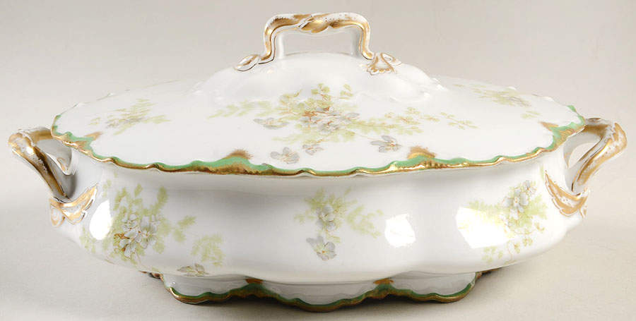 Schleiger 52C Oval Covered Vegetable by Haviland-1