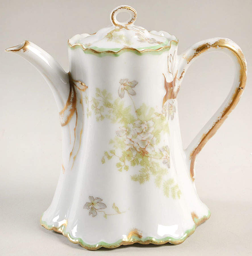 Schleiger 52C Individual Coffee Pot & Lid by Haviland-1
