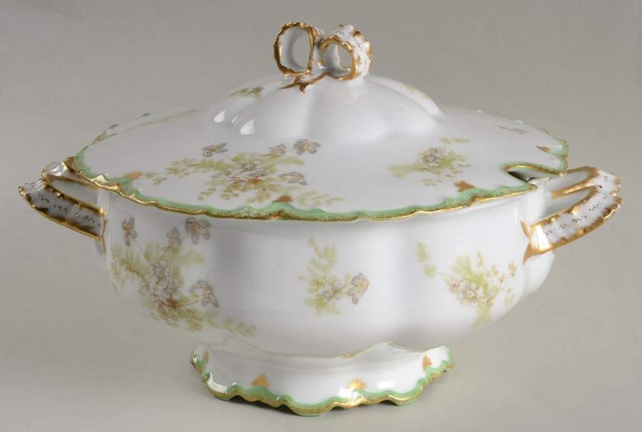 Schleiger 52C Tureen &  Lid by Haviland-1