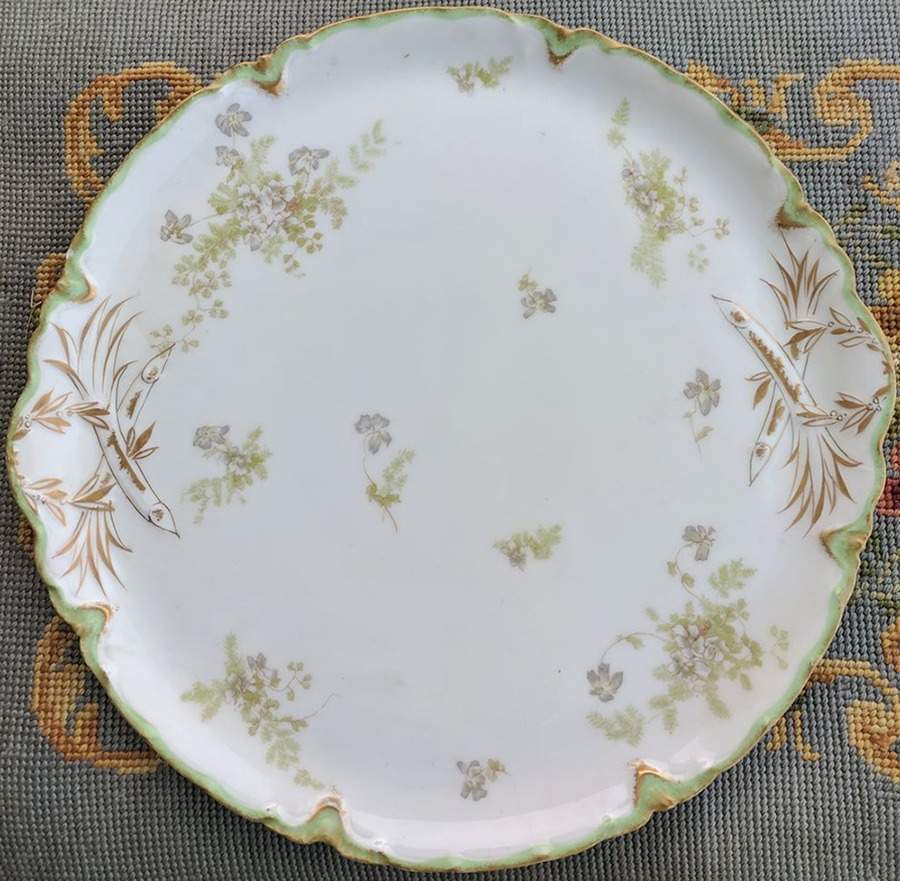 Schleiger 52C Handled Cake Plate by Haviland-1