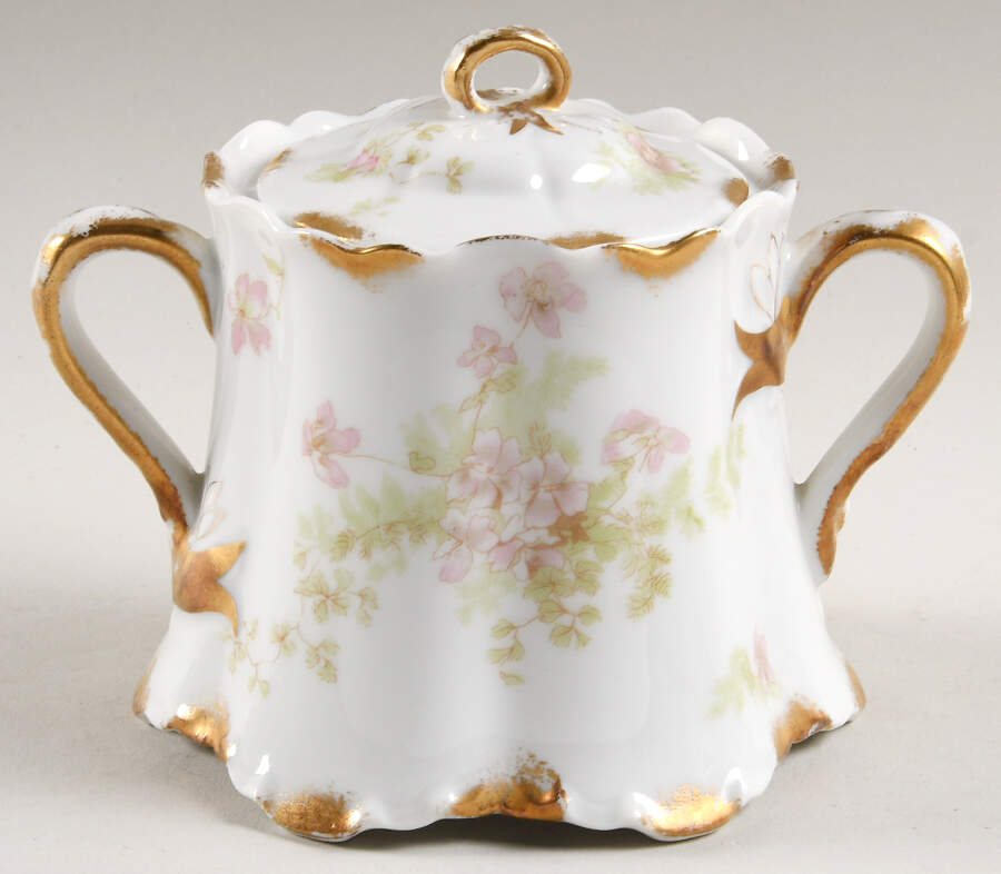 Schleiger 52D Sugar Bowl & Lid by Haviland-1