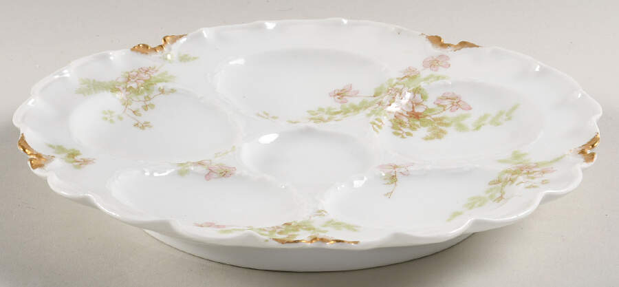 Schleiger 52D Egg Plate (Holds 6) by Haviland-1