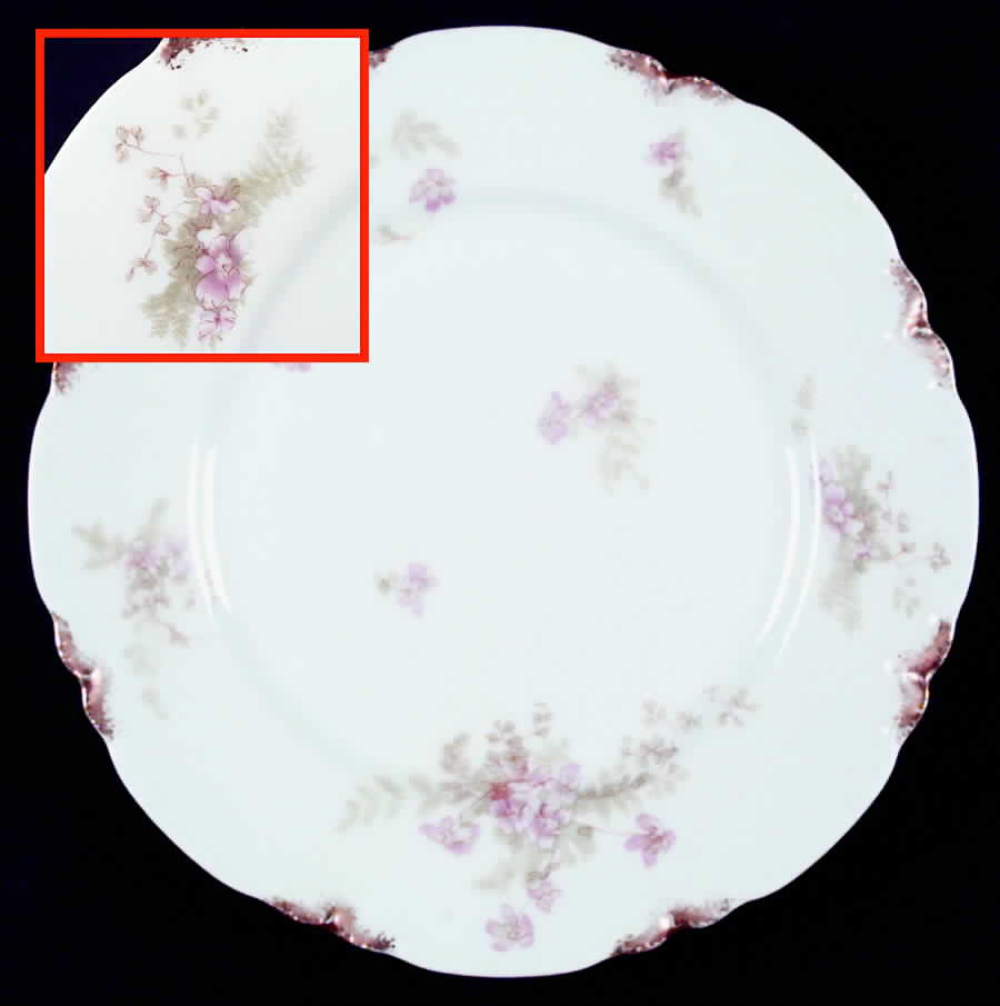Schleiger 52D Dinner Plate by Haviland-1
