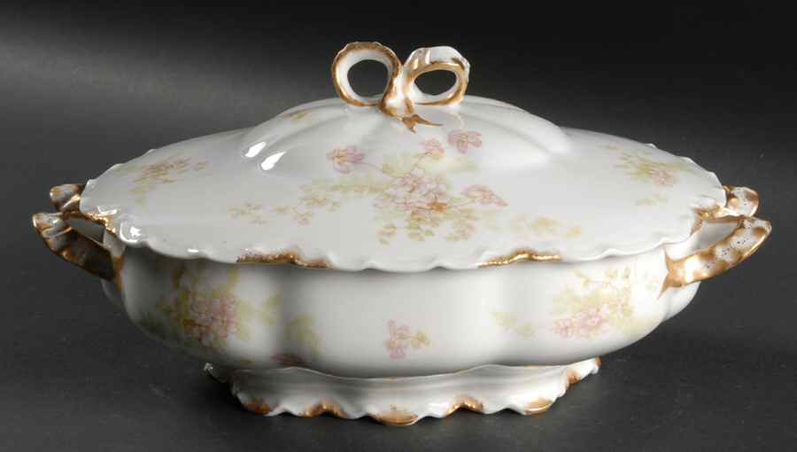 Schleiger 52D Oval Covered Vegetable by Haviland-1