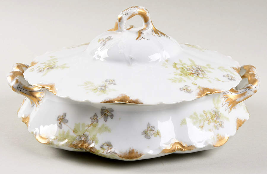 Schleiger 52h Round Covered Vegetable by Haviland-1