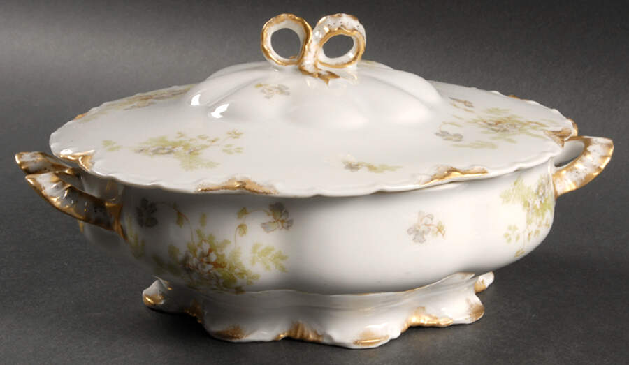 Schleiger 52h Round Covered Vegetable by Haviland-1