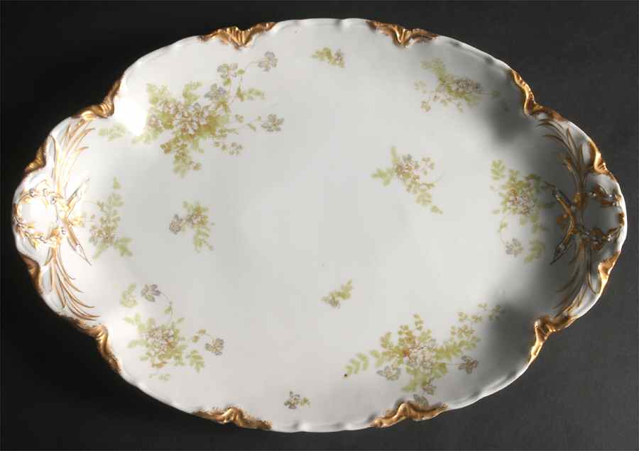 Schleiger 52h 15" Oval Serving Platter by Haviland-1