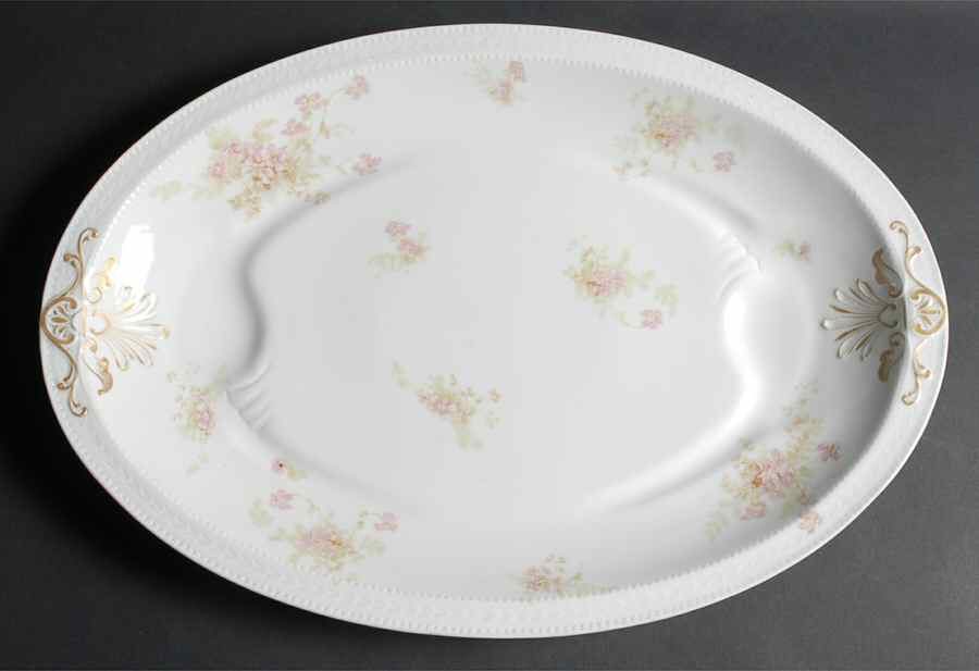 Schleiger 52q 18" Oval Serving Platter by Haviland-1