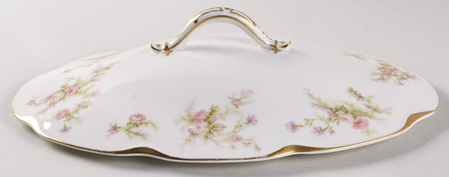Schleiger 53 Lid for Oval Vegetable by Haviland-1
