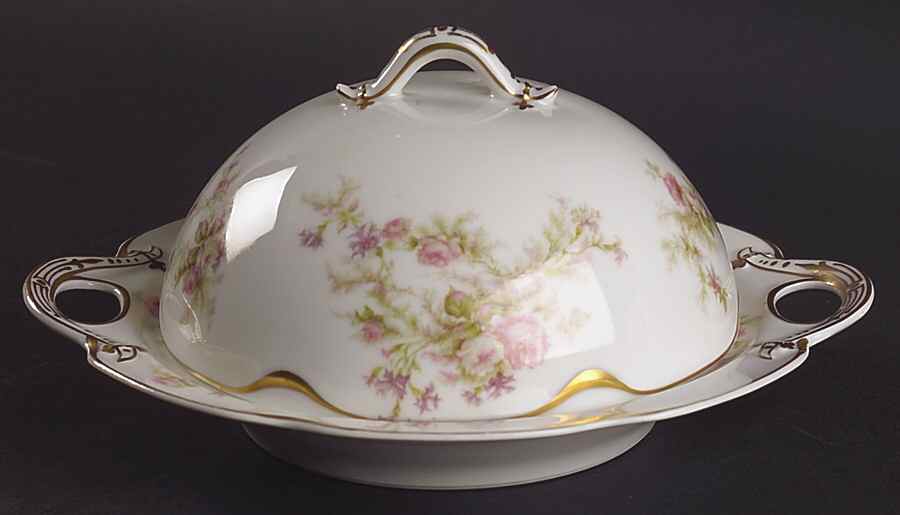 Schleiger 53 Round Covered Butter by Haviland-1