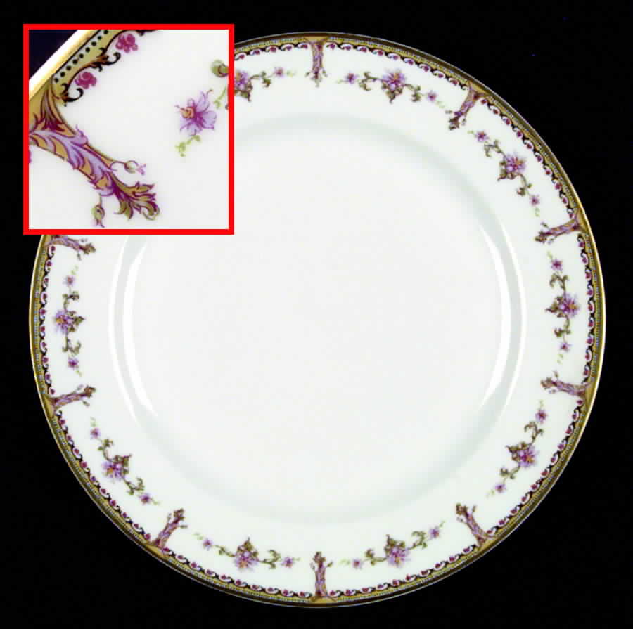 Schleiger 537 Dinner Plate by Haviland-1