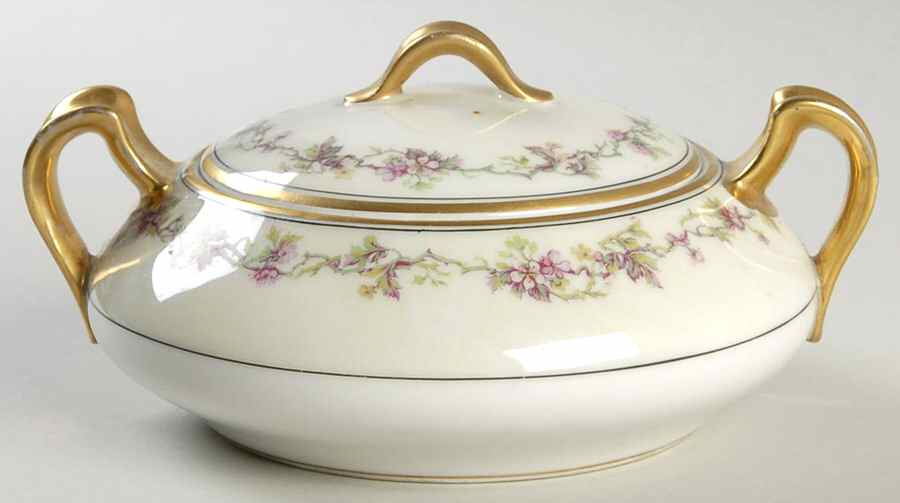 Schleiger 538 Sugar Bowl & Lid by Haviland-1