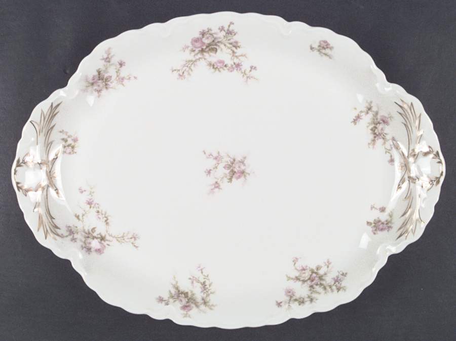 Schleiger 53B 16" Oval Serving Platter by Haviland-1
