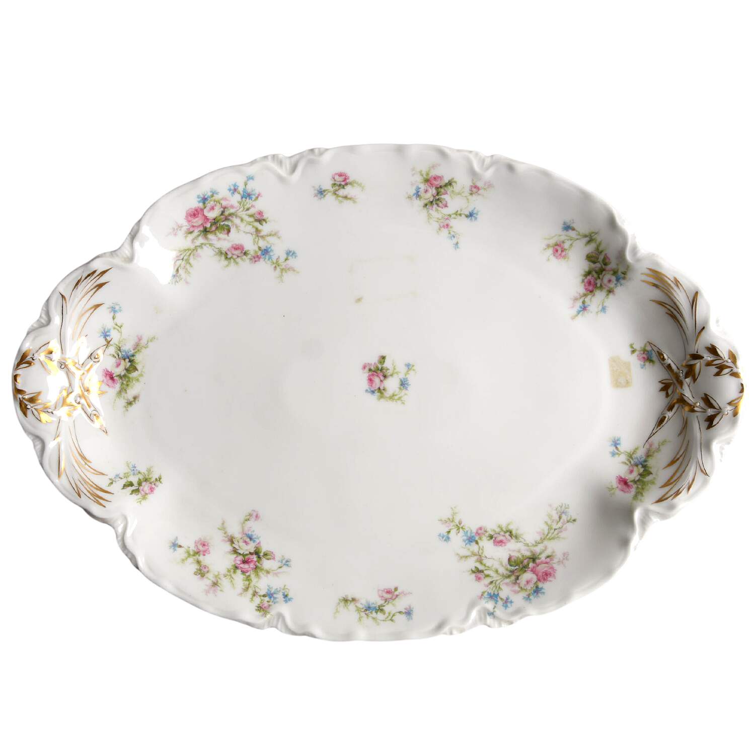 Schleiger 53C 16" Oval Serving Platter by Haviland-1