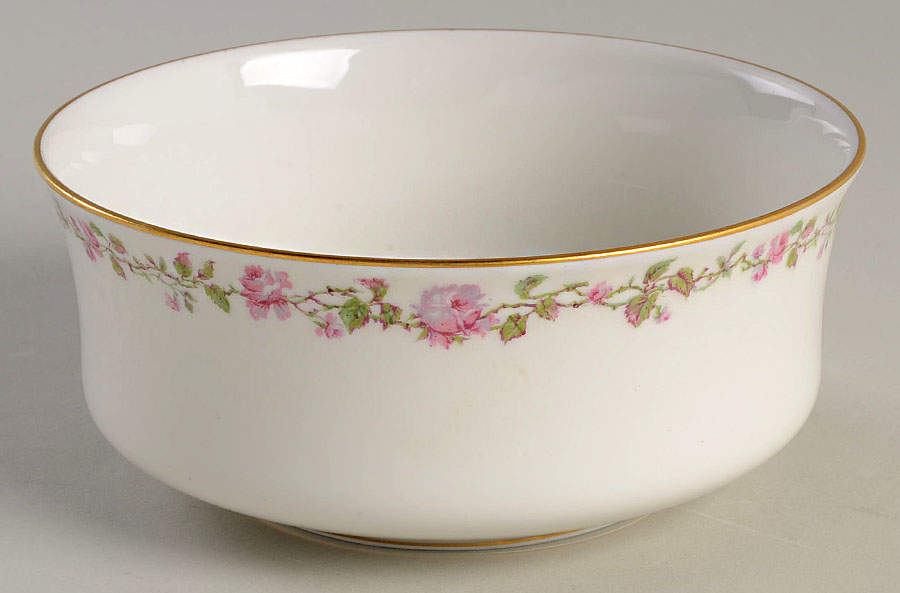 Schleiger 542 Cranberry Bowl by Haviland-1