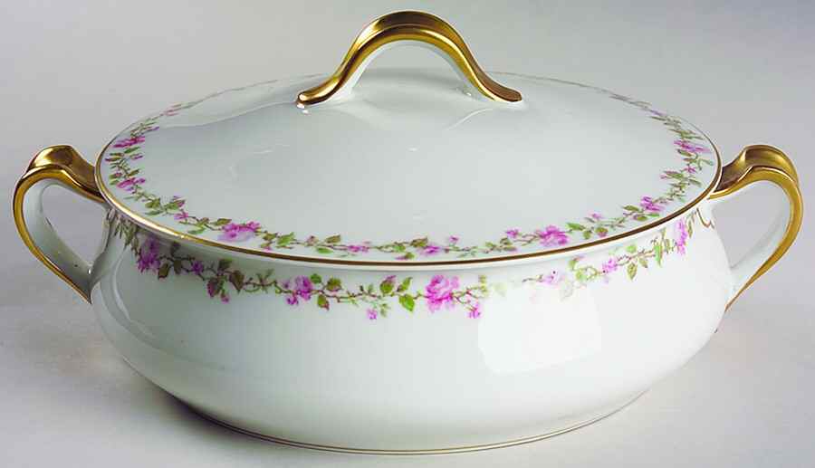 Schleiger 542 Round Covered Vegetable by Haviland-1