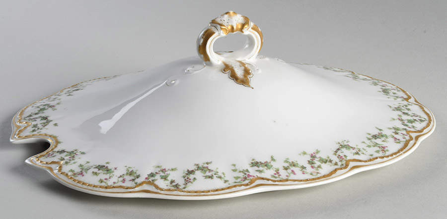 Schleiger 543 Lid for Oval Vegetable by Haviland-1