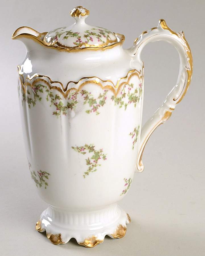 Schleiger 543 Chocolate Pot & Lid by Haviland-1