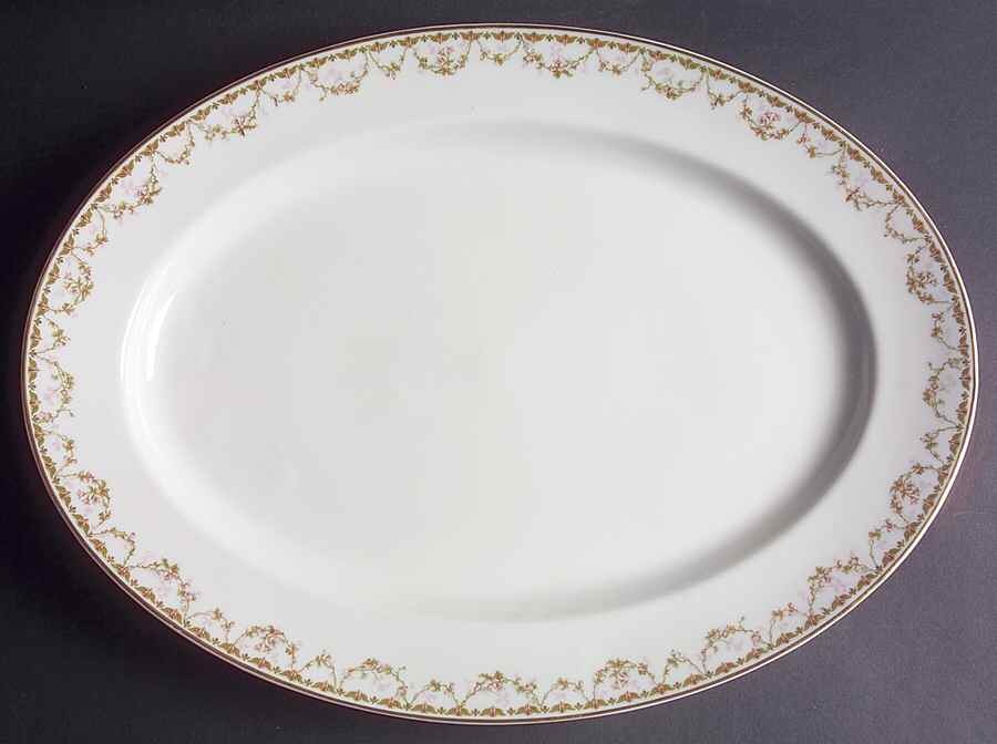 Schleiger 544 16" Oval Serving Platter by Haviland-1