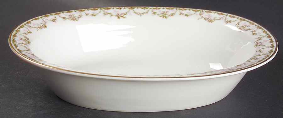 Schleiger 544 10" Oval Vegetable Bowl by Haviland-1