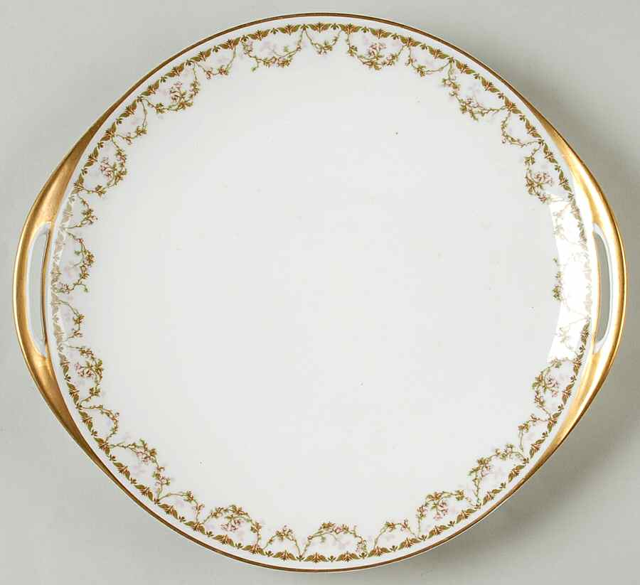 Schleiger 544 Handled Cake Plate by Haviland-1