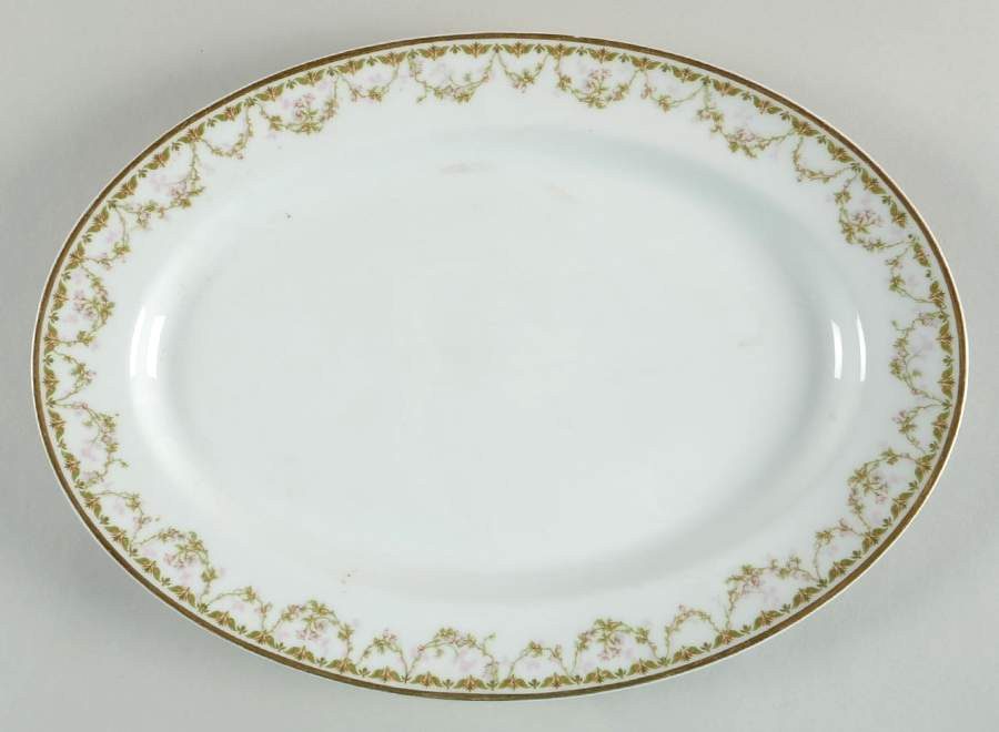 Schleiger 544 11" Oval Serving Platter by Haviland-1