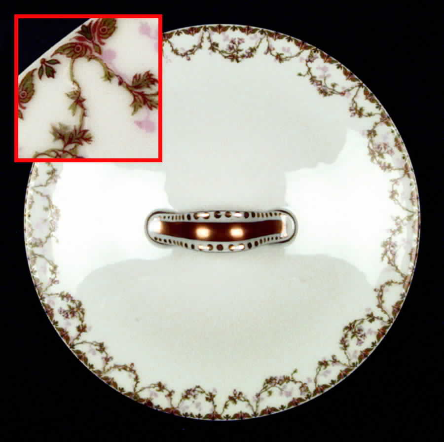Schleiger 544a Lid for Round Vegetable by Haviland-1