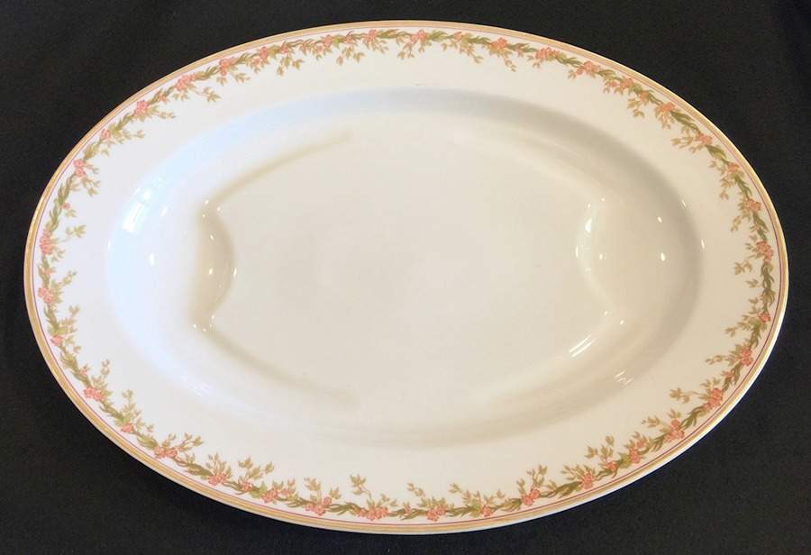 Schleiger 545a 18" Oval Serving Platter by Haviland-1
